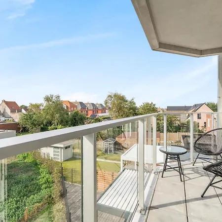 Maison Madison Nieuwbouw, Terras, Prive Parking! Apartament